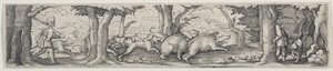 Chasse au sanglier - Virgilius Solis