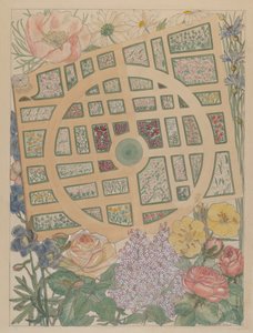Le jardin de Madame Jumel, vers 1936 - Virginia Richards
