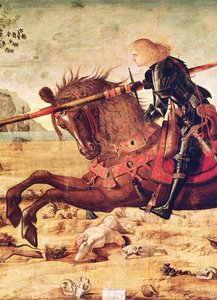 (détail) Saint Georges tuant le dragon, vers 1502-07