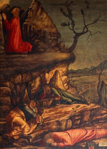 Jésus dans le Jardin de Gethsémani ou Prière dans le Jardin - Vittore Carpaccio
