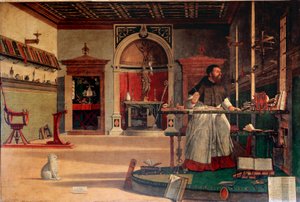 Saint Augustin dans son bureau ou La vision de Saint Augustin