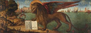Le Lion de Saint Marc, par Carpaccio, Vittore (1460-1526)