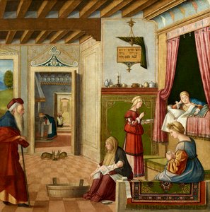 La Nativité de la Vierge Marie, vers 1502-1504 - Vittore Carpaccio