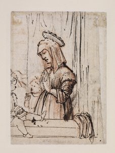 La Vierge adorant l