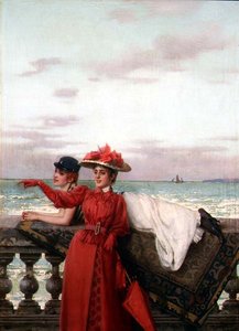 Rêveurs (un de la paire) - Vittorio Matteo Corcos