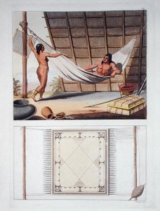 Intérieur domestique, tribu Carib, Antilles néerlandaises, planche 67 de 