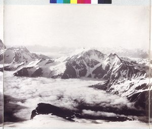 Radiographie panoramique du sommet du mont Elbrouz - Vittorio Sella