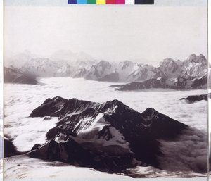 Radiographie panoramique du sommet du mont Elbrouz - Vittorio Sella