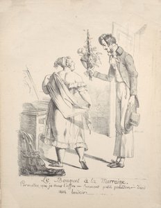 Le bouquet de la marraine, vers 1800-1825 - Vivant Denon