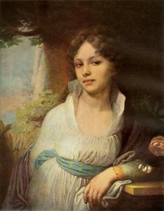Portrait de Maria Ivanovna Lopukhina, 1797, 1965 - Vladimir Borovikovsky