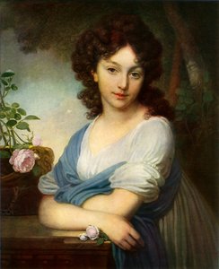 Portrait de Yelena Alexandrovna Naryshkina - Vladimir Borovikovsky