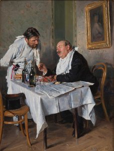 Dans un restaurant, 1887