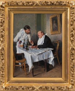 Dans un restaurant - Vladimir Egorovic Makovsky