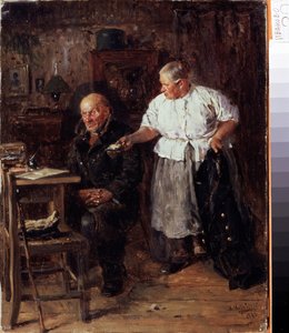 La réprimande - Vladimir Egorovic Makovsky