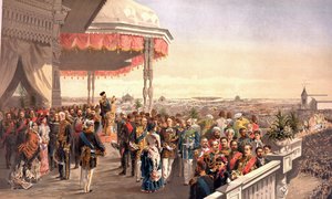 Festivités publiques après le couronnement de l