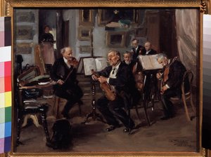 Soirée musicale - Vladimir Egorovic Makovsky