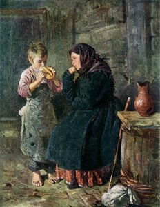 La rencontre de la mère et du fils - Vladimir Egorovic Makovsky