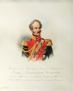 Portrait du général Pyotr Alexandrovich Chicherin - Vladimir Ivanovich Hau