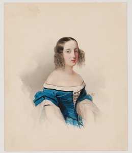 Portrait de la grande-duchesse Maria Nikolaïevna, 1838 - Vladimir Ivanovich Hau