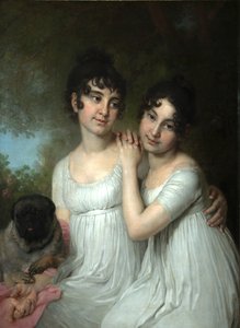 Portrait des comtesses E.A. et A.A. Kurakin