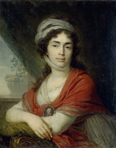 Portrait de Maria Marfa Dmitrievna Dunina, née Norova, 1799