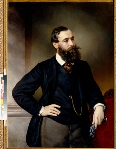 Portrait du juriste et philosophe Boris Nikolaievitch Chicherin - Vladimir Ossipovitch Sherwood