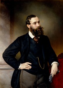 Portrait du juriste et philosophe politique Boris Nikolaïevitch Tchitchérine, fin du 19ème siècle - Vladimir Ossipovitch Sherwood