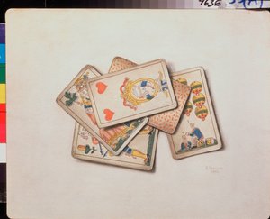 Cartes à jouer, Nature morte - Vladimir Pavlovich Sokolov