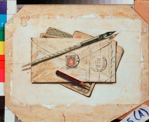Une lettre et des cartes à jouer - Vladimir Pavlovich Sokolov