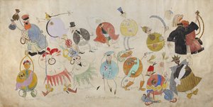 Costume pour la pièce de théâtre Mystère-Bouffe de Vladimir Maïakovski - Vladimir Vladimirovich Mayakovsky