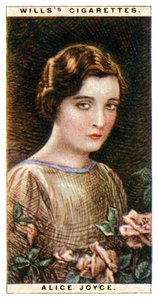 Alice Joyce 1890-1955, actrice américaine, 1928