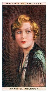 Anna Quirentia Nilsson 1888-1974, actrice américaine d