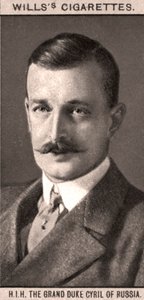 S.A.I. Le Grand-Duc Cyrille de Russie, 1908 - WD and HO Wills