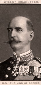Le roi de Grèce, 1908 - WD and HO Wills