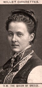 S.M. la reine de Grèce, 1908 - WD and HO Wills