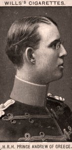 S.A.R. le prince André de Grèce, 1908 - WD and HO Wills