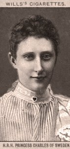 S.A.R. la princesse Charles de Suède, 1908 - WD and HO Wills