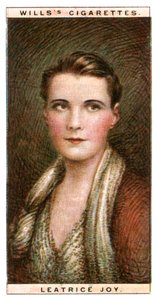Leatrice Joy 1893-1985, actrice américaine, 1928 - WD and HO Wills