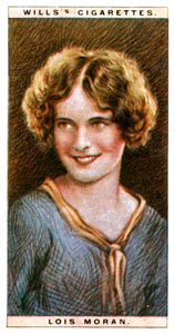 Lois Moran 1909-1990, actrice américaine, 1928