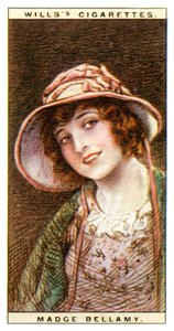 Madge Bellamy 1899-1990, star de cinéma américaine, 1928 - WD and HO Wills