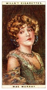 Mae Murray 1889-1965, actrice américaine, 1928