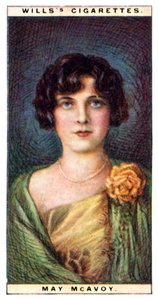 May McAvoy 1899-1984, actrice américaine, 1928 - WD and HO Wills