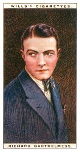 Richard Barthelmess 1895-1963, star de cinéma américaine, 1928 - WD and HO Wills