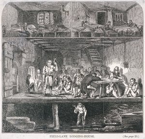 Maison de logement de Field Lane, Londres, 1847 - WG Mason