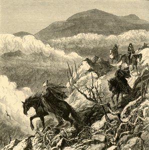 La descente du mont Washington, 1872 - W.H. Morse