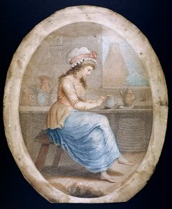 La Fille du Staffordshire, fin du XVIIIe-début du XIXe siècle - WN Gardner