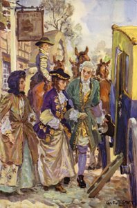 "Son Seigneurie conduisit les dames dans le véhicule" - W.R.S. (after) Stott
