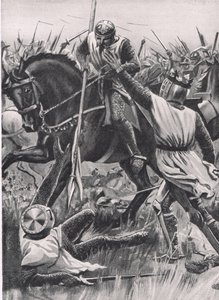 "Tenez Compagnon, je suis Henri de Winchester votre Roi", illustration de 