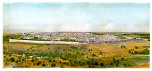 Panorama de Jérusalem, vers 1870 - W. Dickens