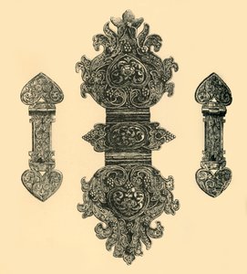 Fermoirs de livre en argent, 1881 - W. E. Mackaness